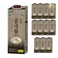 정식품 진한 콩국물 검은콩, 950ml, 12개