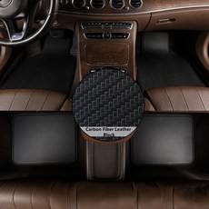 4pcs 자동 발 패드 볼보 C30 C70 S40 S60 S80 S90 V40 V50 V60 XC40 XC60 XC70 XC90 자동차 바닥 매트 자동차 액세서리 자동차 러, 보여진 바와 같이, 카본 파이버 블랙