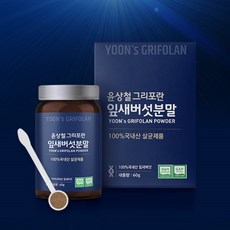 윤상철 100%잎새버섯 분말 60g 살균 무농약 국내산, 1개