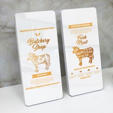 고기부위아크릴액자