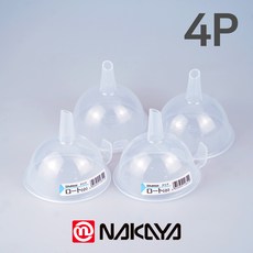 4개입 일본 나카야 미니깔때기 (주입구 1cm), 2세트
