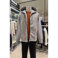 킨록 AK수원점 킨록 20 F/W 그레이 세미오버 남성후드 짚업 AKL IAT07