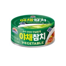 사조 야채참치 안심따개, 100g, 36개