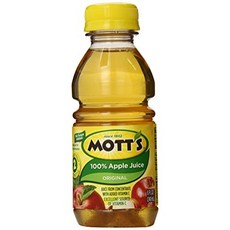 Mott's 100% Apple Juice Original 24 Count 모츠 100% 사과 주스 오리지널 24개입, 24개, 240ml