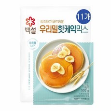 CJ 백설 우리밀핫케익믹스, 500g, 11개