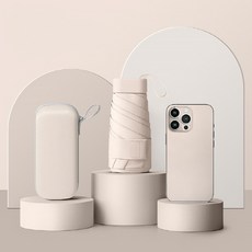 캡슐우산+케이스 초경량 5단 우산 양산 접이식 우양산 UV자외선차단