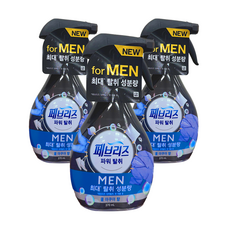 페브리즈 섬유탈취제 맨 쿨아쿠아향 본품, 370ml, 3개