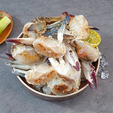 자연맛남 [자연맛남] 국내산 손질 절단꽃게 350g x 6팩 (총2.1kg내외/24-42조각), 4개