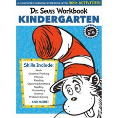 Dr. Seuss Workbook: Kindergarten: 300+ Fun Activities with Stickers and More! (Math Ph..., Bright Matter Books