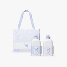 우브에 니치향 퍼퓸 세탁세제+섬유유연제 기프트세트, 1세트, 그린자스민