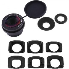 DSLR 카메라용 뷰파인더 아이피스 1.5배 고정 초점 아이피스 돋보기 컵삼성용 니콘용 6배 확대기 마운트 베이스 포함 삼성용 후지핌용 시그마용 코닥용 라이카 R용, 1개