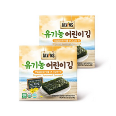 엘빈즈 유기농 어린이김 10개입, 건강한맛, 20g, 4개