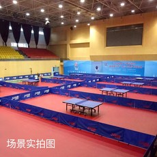 탁구대 공장직매 홍쌍희 탁구 가림막 장소 울타리 천커버, T04-로얄블루 홍쌍희 수건+일체형수납대