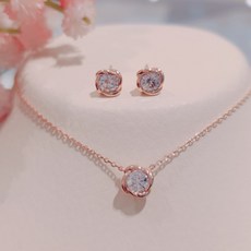 골든듀화이트골드목걸이셋트