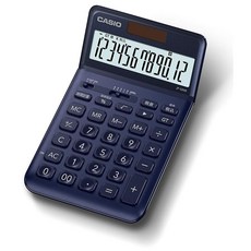 카시오 JF-S200-NY-N 스타일리시 계산기 네이비 12자리 저스트 타입, navy