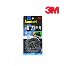 치치몰 15mm 방수 모니터 1.5M 3M 스카치 주변기기 초강력 브라켓, 단품