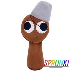 스프런키 Sprunki 캐릭터 피규어 봉제 애착 인형 선물, 1개, 11_브러드, 25cm 1개, 11_브러드, 25cm