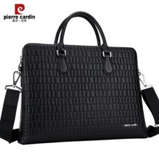 Pierre Cardin (피에르 가르뎅) 가죽 남성용 가방 비즈니스 남성용 핸드백 서류 가방 패션 탑 레이어 가