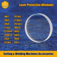 Raytools Bodor WSX 섬유 27.9 4.1 레이저 보호 유리창 Trumpf Precitec Procuter 보호 렌즈용 30x5 27.9x4.1, 17) 24.9x1.5 - 1 Piece