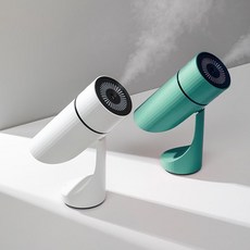 무선 미니 가습기 각도조절 탁상용 사무실 차량용, Drizzle-1000B(화이트)