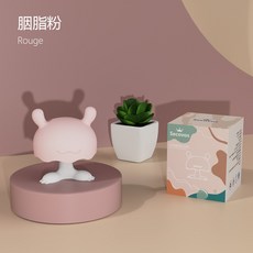 버섯 아교 아기 이를 갈다 방망이 물다 장난감 실리콘 고무 쓰다듬다 아교 물에 삶다 아기 씹는 그릇, 핑크색, 1개