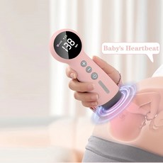 태아심음측정기 태아도플러 30MHz 초음파 스마트 심장 모니터 임산부 박동 데이터 DSP 기술 고정밀, 1개