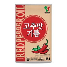 영미 고추맛기름 15L 향미유 대용량 업소용, 1, 1개