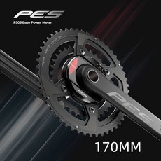 Magene 파워 미터 P505 베이스 4 볼트 110BCD 24mm 케이던스 페달 밸런스 앤트 스틸, NO Chainring, NO Chainring 175MM
