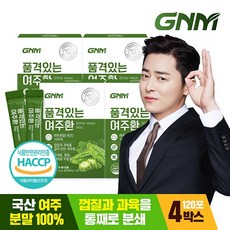 GNM 국산 여주환 스틱 4박스 (총 120포) / 여주 분말 가루 100%, 90g, 4개