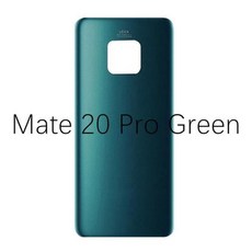 뒷문 하우징 케이스 화웨이 메이트 20 프로 라이트 배터리 커버 후면 유리 패널 교체, [11] Mate 20 Pro Green, 1개