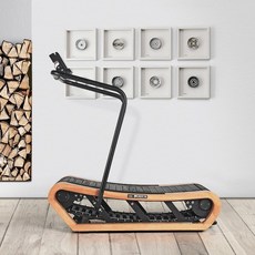 바디엑스 우드 프렌들리 무동력 트레드밀 W21 가정용 런닝머신