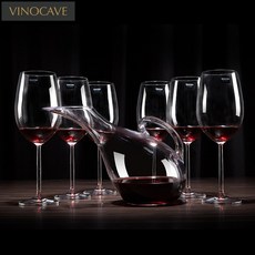 제이앤로미오닷컴 포도주잔 VINOCAVE 와인 잔 가정용 6개 포도주 고블렛 백조 디켄터 주기