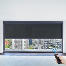 자동 전동 롤러 블라인드 방풍 셔터 안티 자외선 바람 저항 사무실 침실 거실에 대 한 사용자 지정