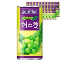 해태음료 썬키스트 머스캣, 175ml, 30개