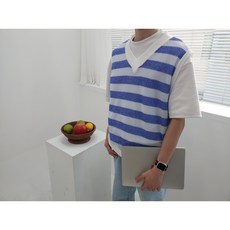 남자시스루니트조끼