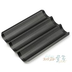 제과골목 홈 바게트판 3롤(330x260mm) 단면 테프론코팅, 1개