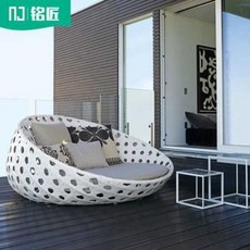 민박 등나무집 앤틱가구 맞춤 제작 야외 넝쿨편 침대 벤치 수영장 비치 체어 캐주얼, 01 A타입 지름 1.2m