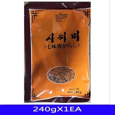 시치미 향신료 조제품 일본식자재 이엔 240gX1EA, 1