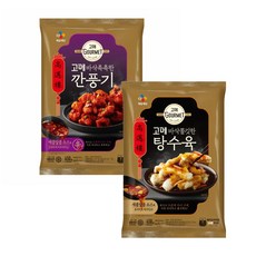 고메 냉동 바삭쫄깃한 탕수육 400g 1개+바삭 촉촉한 깐풍기 450g 1개