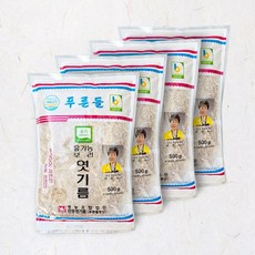 [명석농산] 유기농엿기름, 500g, 4개