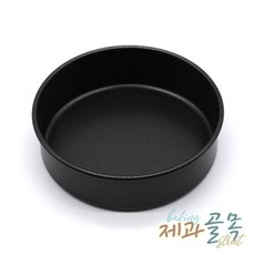 제과골목 원형케익팬 1호(양면테프론코팅), 1개