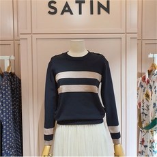 샤틴 DB SATIN 단가라라운드니트 S203C911
