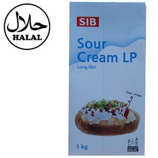 SIB Halal Sour Cream LP 1kg SIB할랄 시큼한 크림, 1개