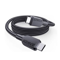 앤커 240W 초고속 C타입 케이블, 1개, 블랙 1.8m