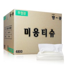 땡큐 미용티슈 리필형, 4800개입, ...