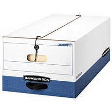 Bankers Box LIBERTY Heavy-Duty Storage Boxes FastFold String and Button Legal Case of 12 (00012, 1개, 기타 - 리버티스트링