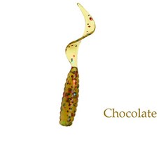 만세기웜 버클리웜 광어다운샷웜 부드러운 실리카 그럽 웜 미끼 낚시 도구용 4cm 구더기 벌레 원형 꼬리가 있는 20 또는 30 개, 30.chocolate - 40mm  30pcs, 30개