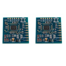 ZLD 2 조각 매트릭스 Glitcher V1 마더 보드 수리 부품 X 박스 360, 40x30x2mm, 블루, 금속 PVC