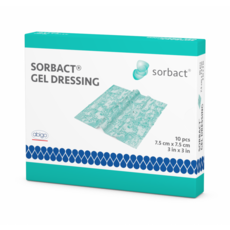 솔박 겔 드레싱 Sorbact Gel Dressing 7.5 x 7.5 cm 1Box(10장), 1개 - sorbact