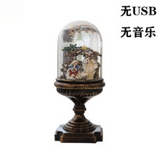 워터볼 눈송이 풍등 소품 발레무용 야간등 공주 오르골 수정수 신혼 생일 결혼선물, T43-딥카키 촛대 예수님 탄생한